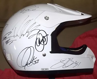 Jett Lawrence ROCZEN Jeremy McGRATH CARMICHAEL Eli TOMAC Chad Reed Signed Helmet • $1399