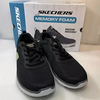 Skechers Men's Black Flex Advantage Memory Foam Athletic Sneaker Shoe Choose Sz • $32.30