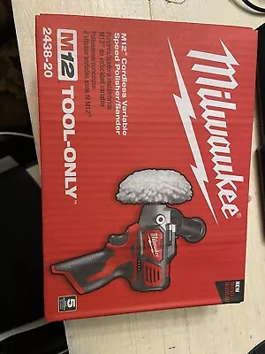 Milwaukee 2438-20 M12 Variable Speed Polisher Sander Bare Tool • $119.99