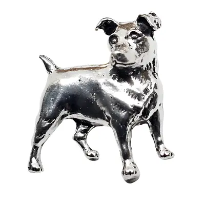 Jack Russell Pin Badge Brooch Parson Russell Terrier Pewter Badge By A R Brown • £6.40