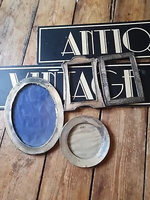 Antique Vintage Old Hallmarked Silver Photo Frames • £20