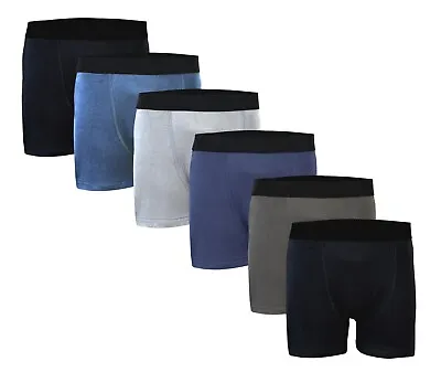 Premium 100% Egyptian Cotton Mens Boxer Shorts Underwear Trunks Multi Pack • £4.99