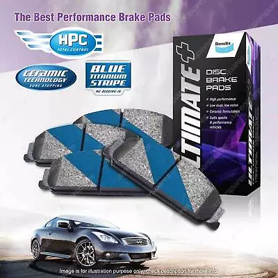 4Pcs Rear Bendix ULT+ Brake Pads For Citroen C4 Cactus DS3 SA 1.2L 1.6L THP VTi • $165.95