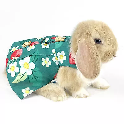 Pet Dress Adjustable Neck Circumference Comfortable Non-fading Small Rabbit • $10.31