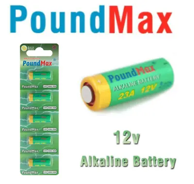 PoundMax MN21 23A LRV08 K23A E23A A23 23AE V23GA Battery 12v Alkaline Batteries • £2.75