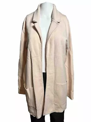 Magaschoni NWOT Womens Open Cardigan LARGE Pink - PD • $15.06