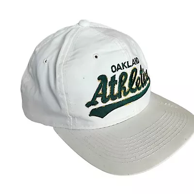 Vintage Oakland Athletics Hat Cap Snapback White Sports Specialties Baseball Men • $68.70