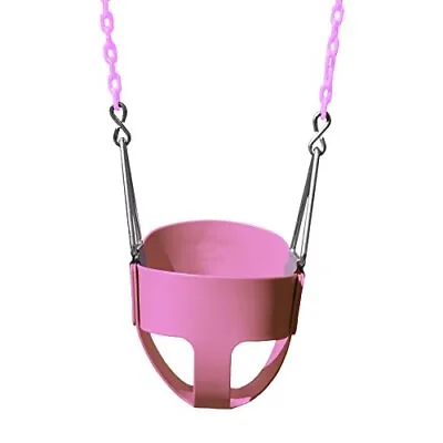 $97.54 • Buy 04-0008-PK/PK Full Bucket Toddler Swing, Pink Bucket, Pink 60  Plastic Coated...
