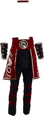 Mortal Kombat Liu Kang Cosplay Costume Men'S Liu Kang Deluxe Game Suit Large • $85.99