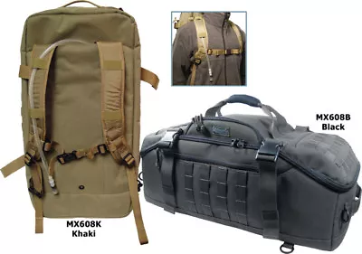 Maxpedition Dopple Duffel Adventure Bag Black. Main Compartment Measures 26  X 1 • $200.17