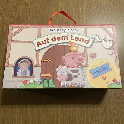 Haba Grobes Spielset Aid Dem Land Made In Germany Wooden Farm Playset 21pc • $35.99