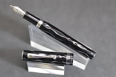 Montegrappa Brenta Fountain Pen Steel F Nib NEW 2 YEAR WARRANTY • $475