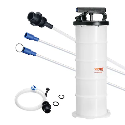 VEVOR Fluid Extractor Manual Hand Operated Oil Change Vacuum Pump 1.74 Gal/6.5L • $49.99