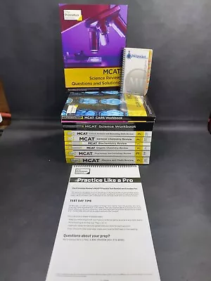 $29.95 • Buy Princeton Review Mcat Review Book Set 2nd & 3rd Edition Workbooks
