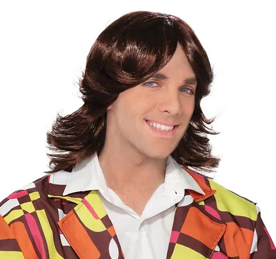 $14.88 • Buy 70's Guy Feathered Adult Wig