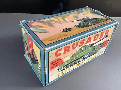 Tin Plate Tank Battery CRUSADER Vintage Made In GB 19 X 10cm • $25.25