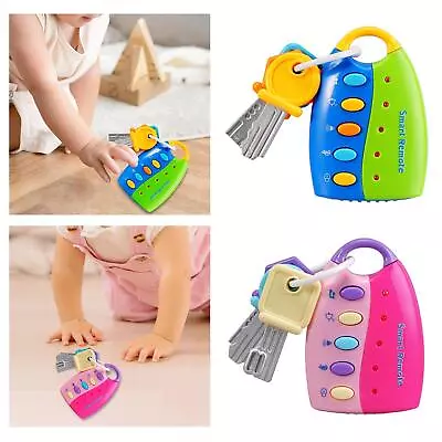 Baby Car Keys Toy Learning Portable Role Playing Interactive Sensory Keychain • £8.96