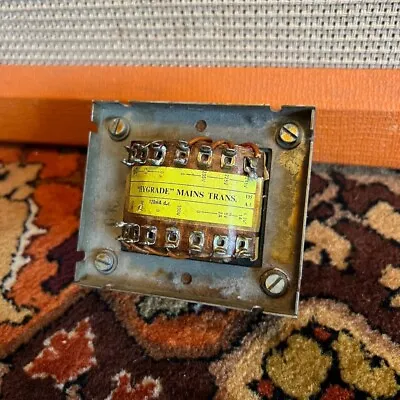 Vintage 1960s RS Hygrade Mains Transformer 18w 20w 120ma 300v Marshall Pinstripe • $988.46