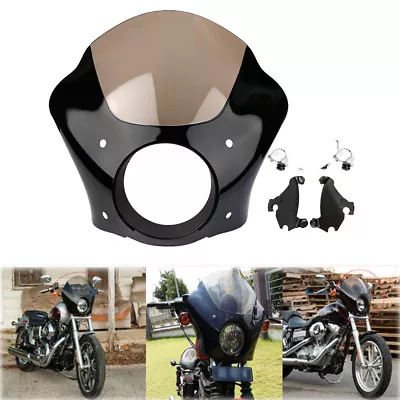 Memphis Shades Gauntlet Headlight Fairing W/Trigger Lock Mount For Harley Dyna • $87.39