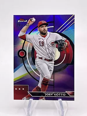 2023 Topps Finest Joey Votto Purple Refractor /250 • $3.75