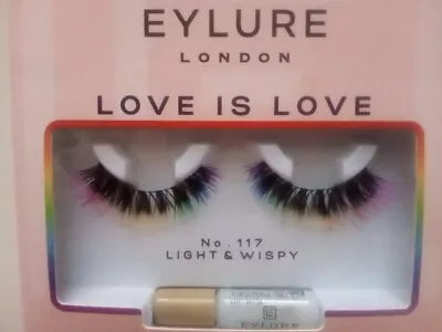 Eylure Love Is Love Pride Lashes - 117 Light & Wispy - False Eyelashes 1 Pair • £2.99