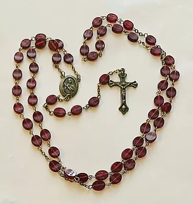 Refurbished Antique/Vintage St Therese Of Lisieux Little Flower Catholic Rosary • $0.99