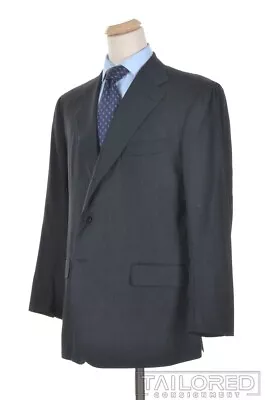 CESARE ATTOLINI Domenico Vacca Gray S120 Wool Jacket Pants SUIT Mens - 48 L • $715.50