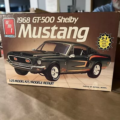 AMT 1968 FORD GT-500 Shelby Mustang 1/25~3 IN 1~ # 6541 Open Box No Decals • $12