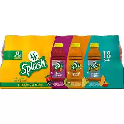 $21.99 • Buy V8 Splash Juice Beverage Variety Pack, 12 Fl OZ Bottle (Pack Of 18)
