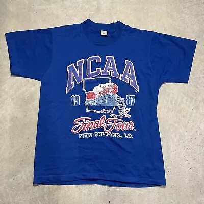VTG Velva Sheen Champion NCAA 1987 NOLA New Orleans T Shirt Adult MEDIUM USA  • $20