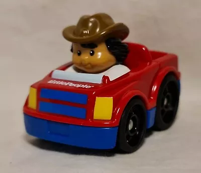 Fisher Price Little People Wheelies Cowboy Rodeo Convertible  Truck Car Toy • $9.99