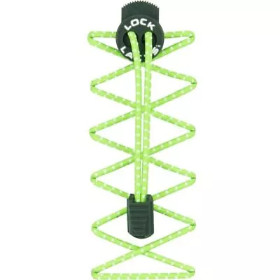 Nathan Reflective Lock Laces Gecko Green • £13.29