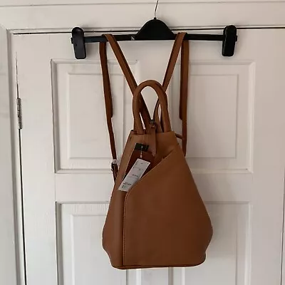 Jobis Leather Backpack Tan Bnwt • £25.99