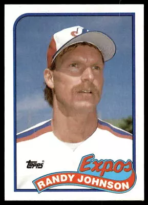 1989 Topps Randy Johnson Rc #647 Montreal Expos • $1.59