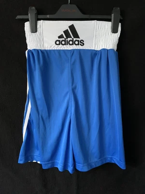 £8.50 • Buy Adidas Performance Vintage Blue White Boxing Shorts Men XS