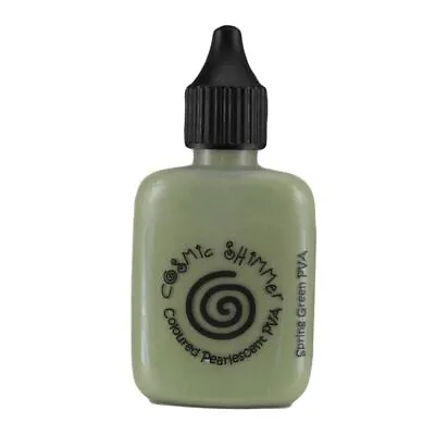 Cosmic Shimmer Pearlescent Coloured PVA Glue 30ml Spring Green • £3
