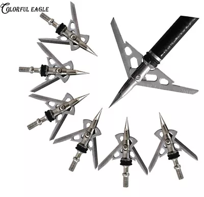 Arrowheads Broadheads Expandable 2 Blade Arrow Heads 100Gr 2.3  Cut Points  • $13.75