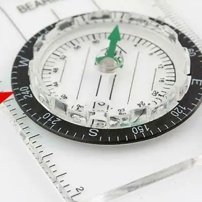 Scouts Military Compass Scale Ruler Baseplate Mini Hiking For Camping • $1.57