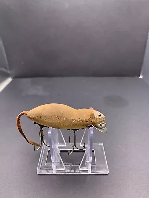 Vintage Fishing Lure! Old Heddon Meadow Mouse In Brown! Nice Bait! • $5.99