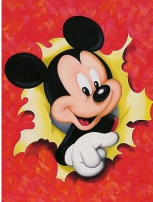 $12.55 • Buy 30x40cm...5D DIAMOND PAINTING  BREAKTHROUGH MICKEY  Full Round Drill 