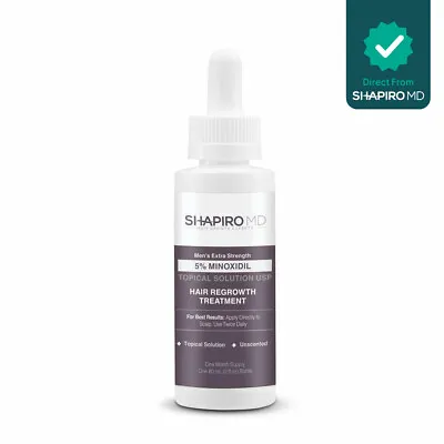 Minoxidil 5% Topical Solution For Men Hair Regrowth Reactivates Hair Follicles • $16.96