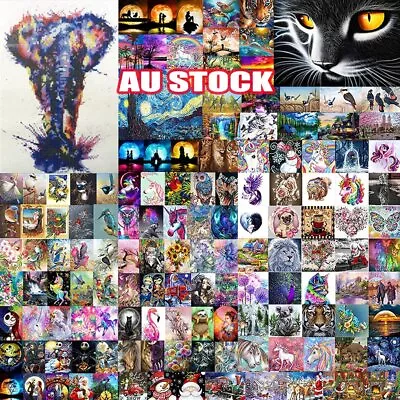 $11.50 • Buy Animal DIY 5D Diamond Painting Embroidery Cross Craft Stitch Art Kit Home DecM1