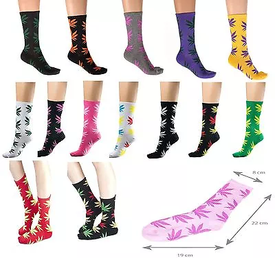 £3.99 • Buy Socks Marijuana Weed 420 Leaf Ankle Ganja HIGHLIFE Canabis Cotton Casual Comfort