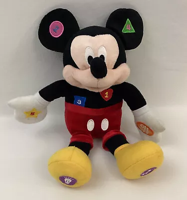 Disney Mickey Mouse Kcare Educational 12” Plush Colors Counting Talking Plush • £19.50