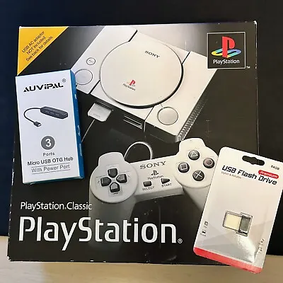 Sony PlayStation Classic Mini Retro Console PS1 New Factory Sealed W/ Mod Kit • $119.95