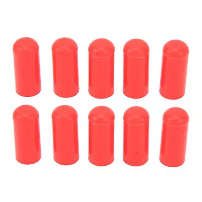 ・Red 10PCS Intake Vacuum Hose End 4mm Heat Resistant Silicone Blanking Cap For B • $13.48