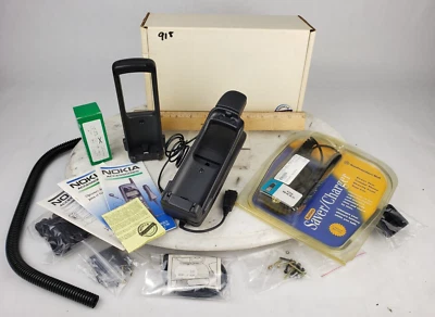 $19.95 • Buy Vintage NOKIA 636 Compact Car Kit  - Antenna Cell Phone Charger Handsfree