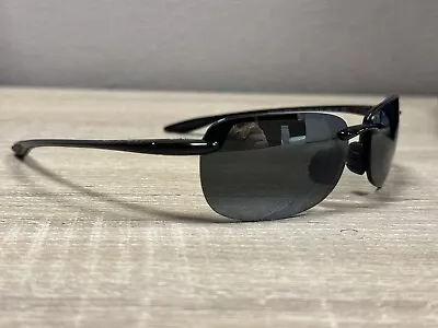 Maui Jim 408-02 Sandy Beach Sunglasses 56mm - Gloss Black #200 • $60