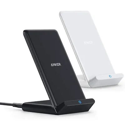 Anker Wireless Charger PowerWave Stand Qi Charging 5W/10W For IPhone 12 Galaxy • $15.98