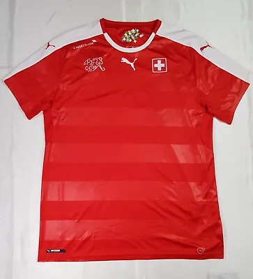 £27.99 • Buy Puma Switzeland National Football Team 2017 Home Kit Mens Size Xl Red Shirt Top 